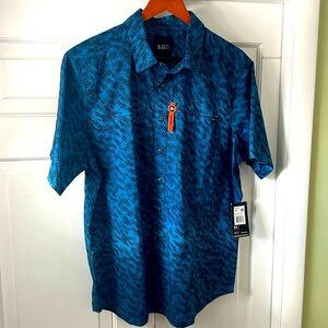 5.11 tactical Wyatt Trout short sleeved shirt pacific navy camo